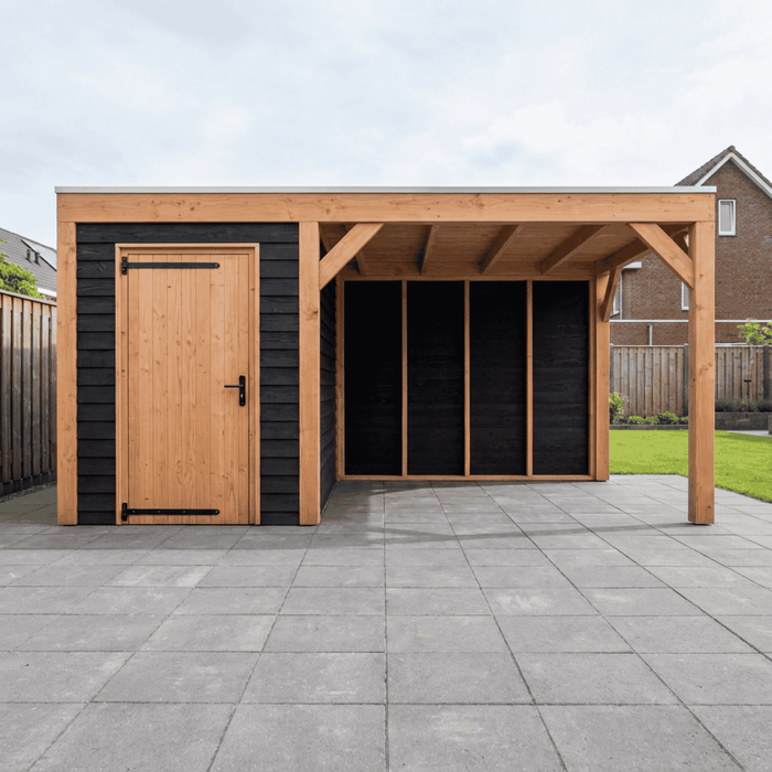 Douglas Overkapping Modern Zwart - 485x310cm