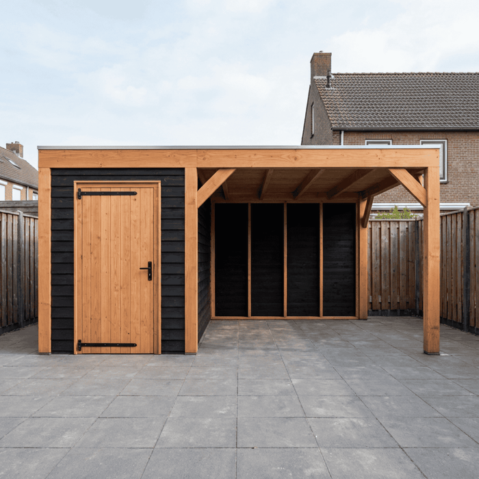 Douglas Overkapping Modern Zwart - 485x375cm