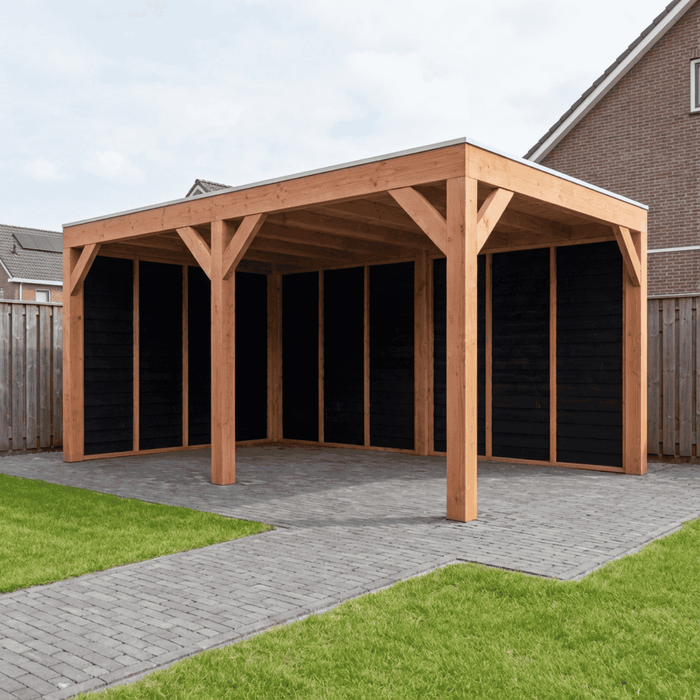 Douglas Overkapping Modern Zwart - 495x310cm