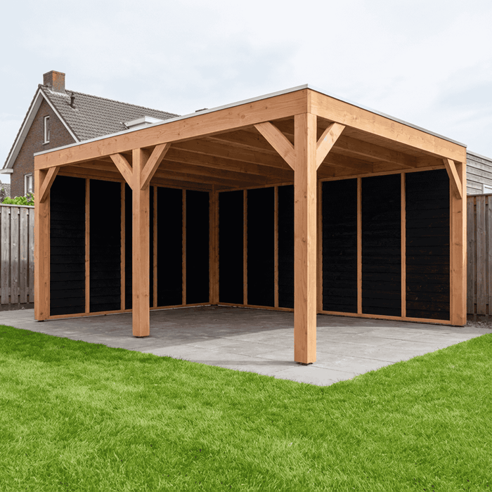 Douglas Overkapping Modern Zwart - 495x375cm
