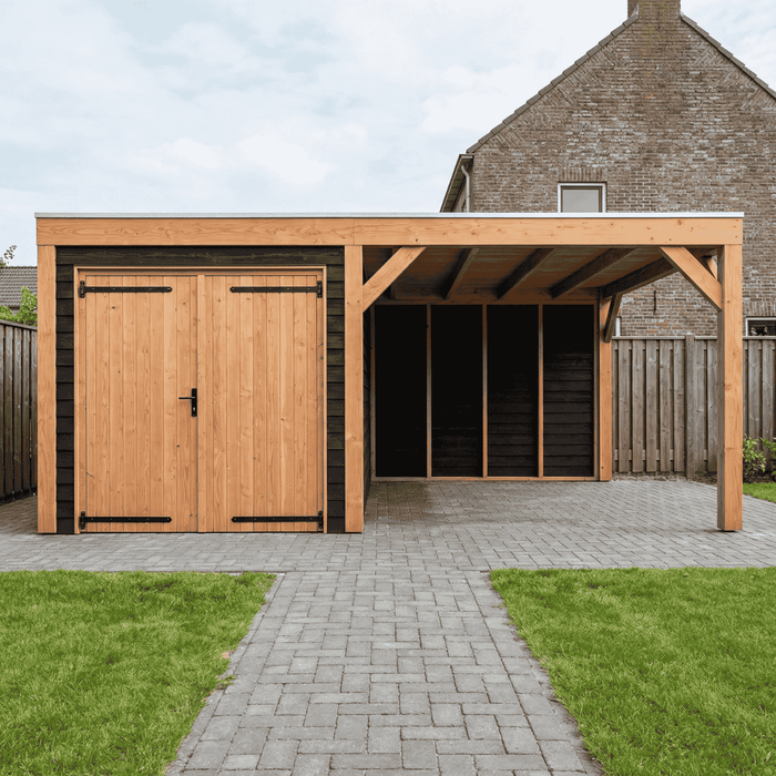 Douglas Overkapping Modern Zwart - 545x375cm
