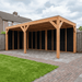 Douglas Overkapping Modern Zwart - 600x310cm