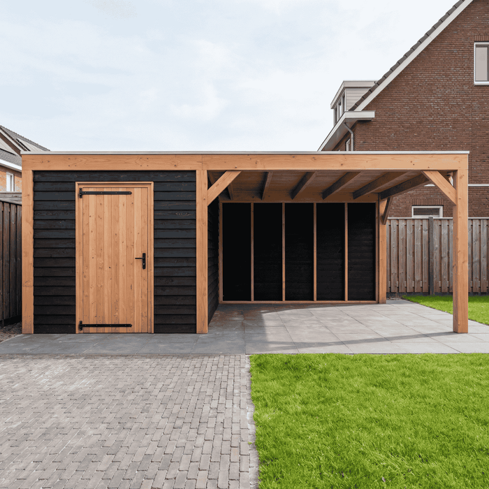 Douglas Overkapping Modern Zwart - 610x375cm
