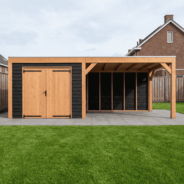 Douglas Overkapping Modern Zwart - 665x310cm