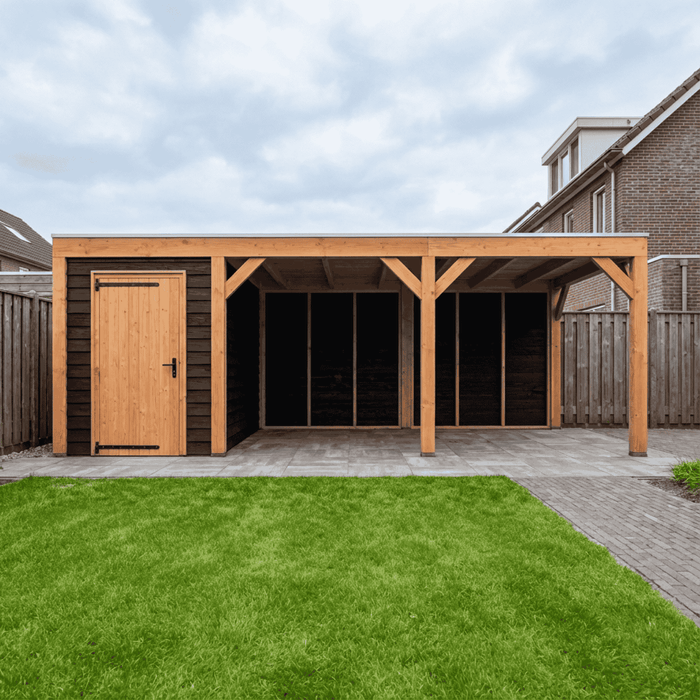 Douglas Overkapping Modern Zwart - 670x310cm