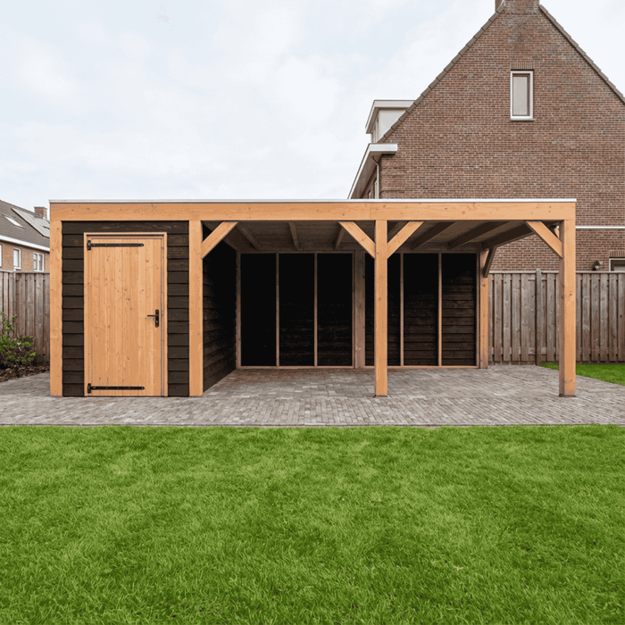 Douglas Overkapping Modern Zwart - 670x375cm