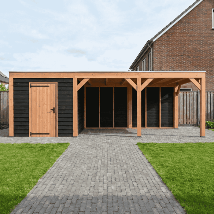 Douglas Overkapping Modern Zwart - 735x310cm