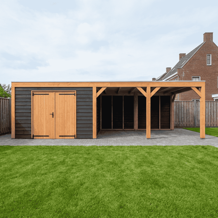 Douglas Overkapping Modern Zwart - 850x375cm