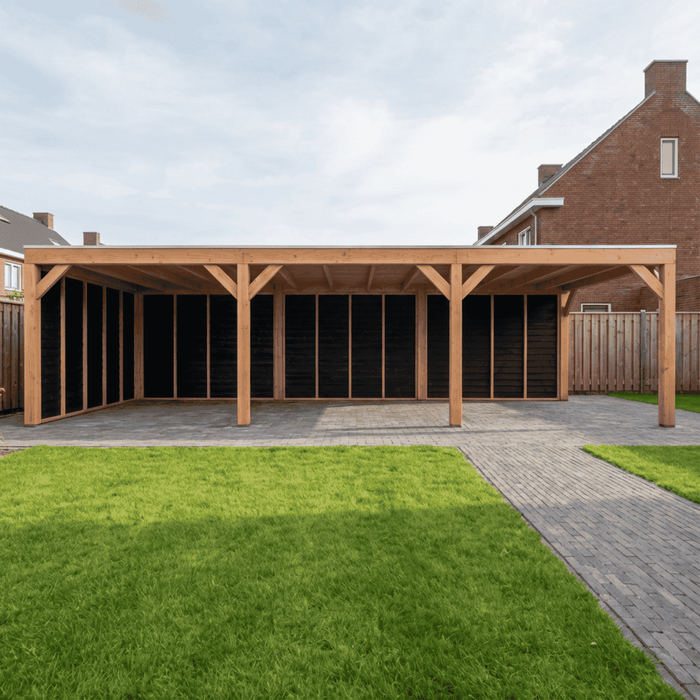 Douglas Overkapping Modern Zwart - 890x375cm