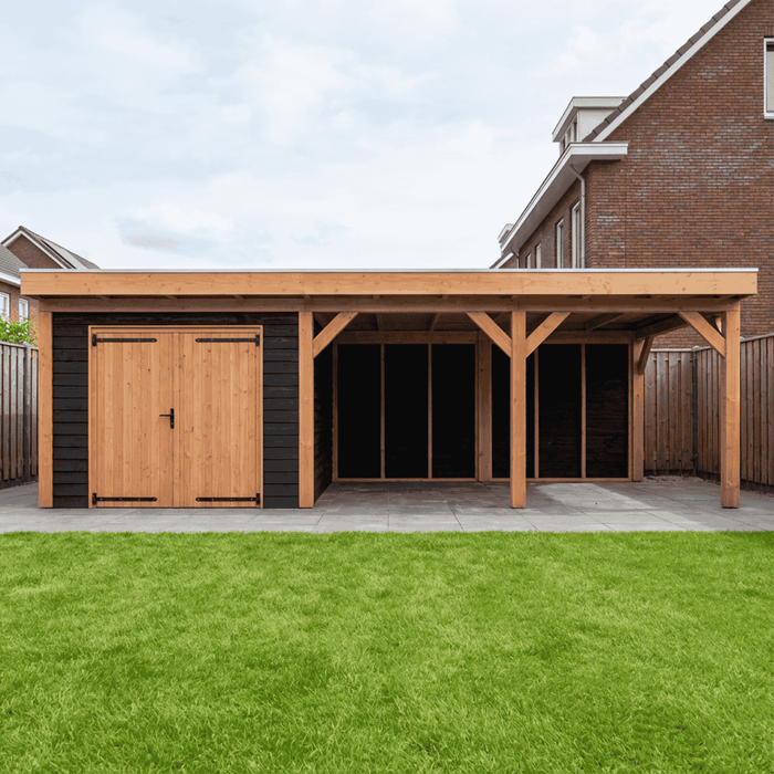 Douglas Overkapping Monza Zwart - 790x335cm