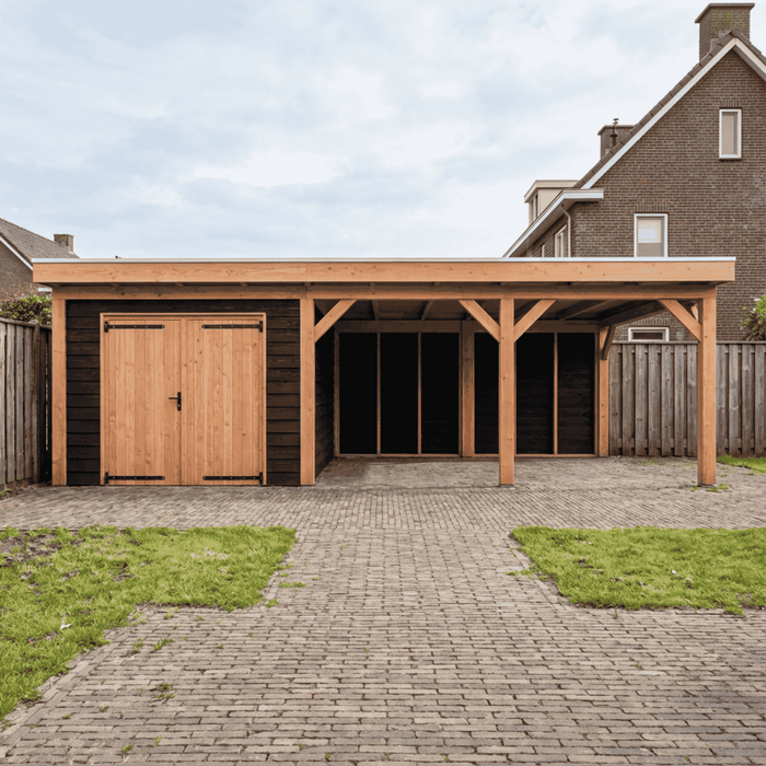 Douglas Overkapping Novi Zwart - 790x395cm