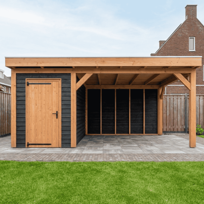 Douglas Overkapping Vittoria Zwart - 555x395cm