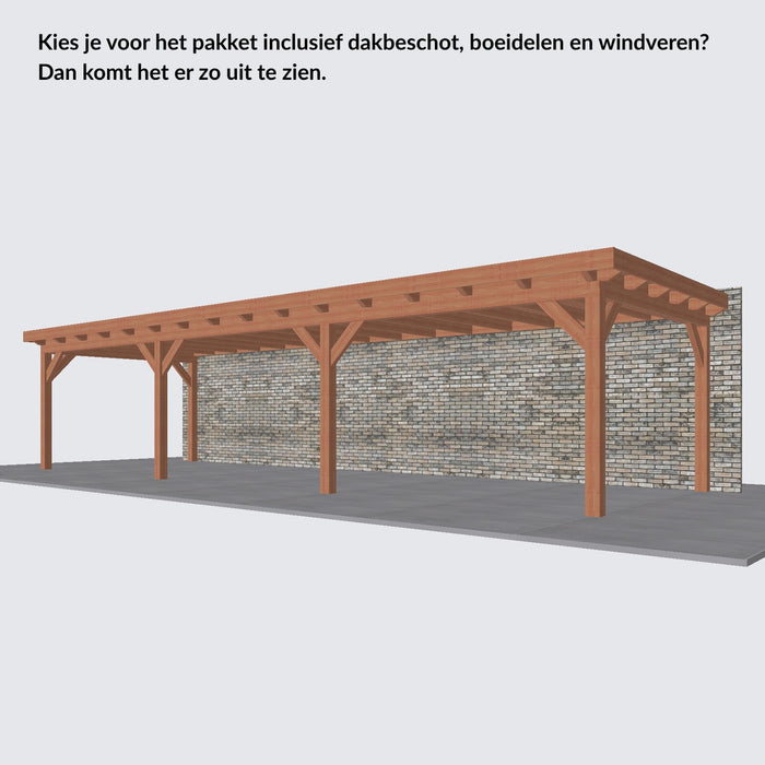 Douglas Aanbouwveranda - 1080x370cm - Volledig op Maat