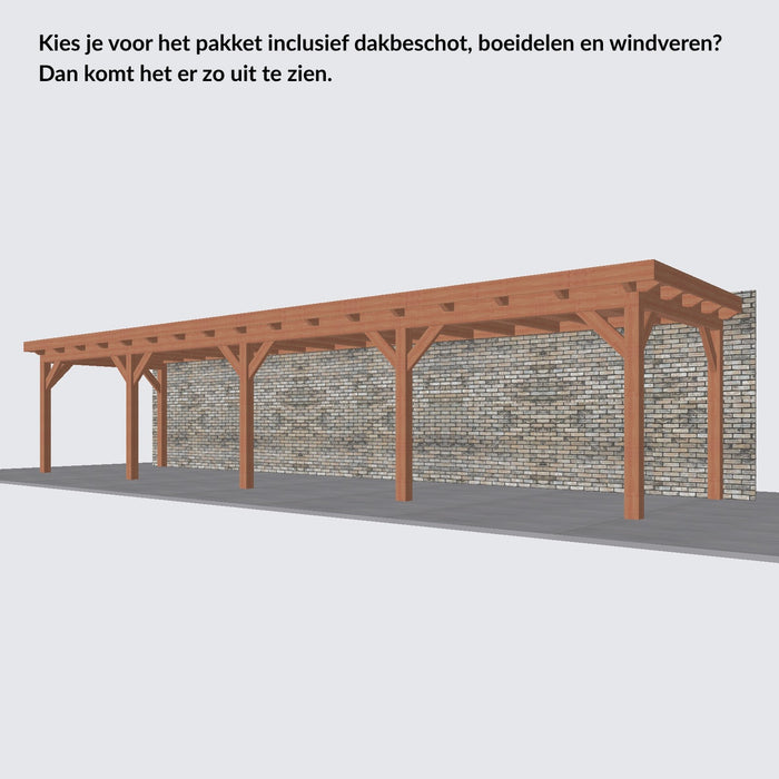 Douglas Aanbouwveranda - 1180x305cm - Volledig op Maat