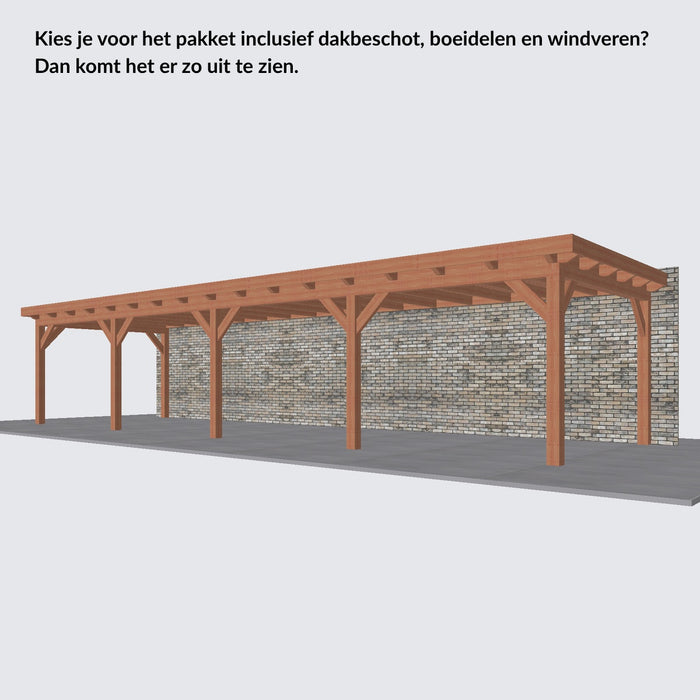 Douglas Aanbouwveranda - 1180x370cm - Volledig op Maat