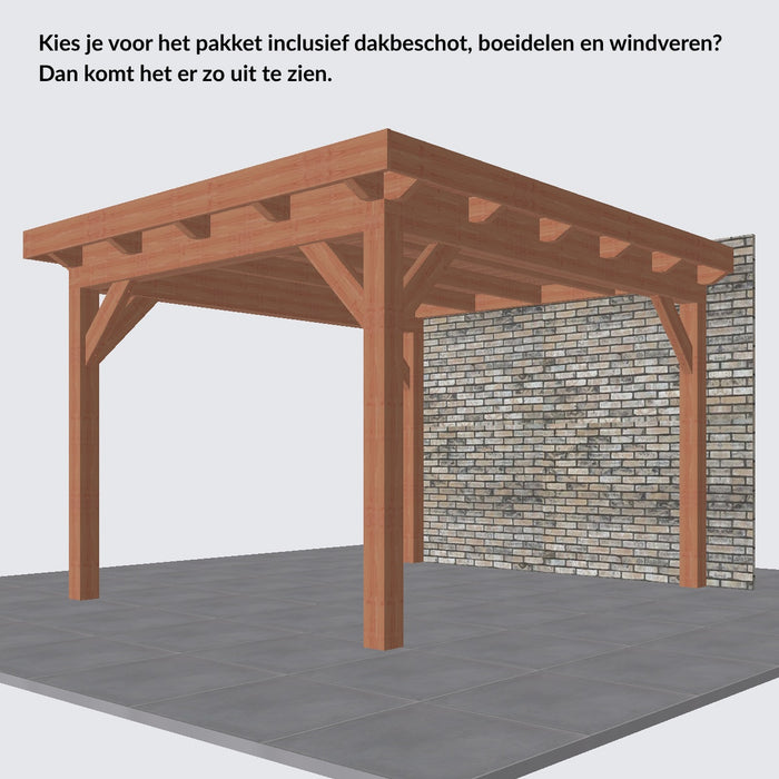 Douglas Aanbouwveranda - 305x370cm - Volledig op Maat
