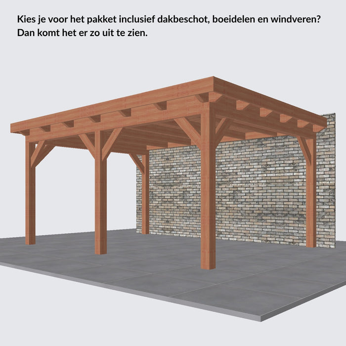 Douglas Aanbouwveranda - 490x370cm - Volledig op Maat