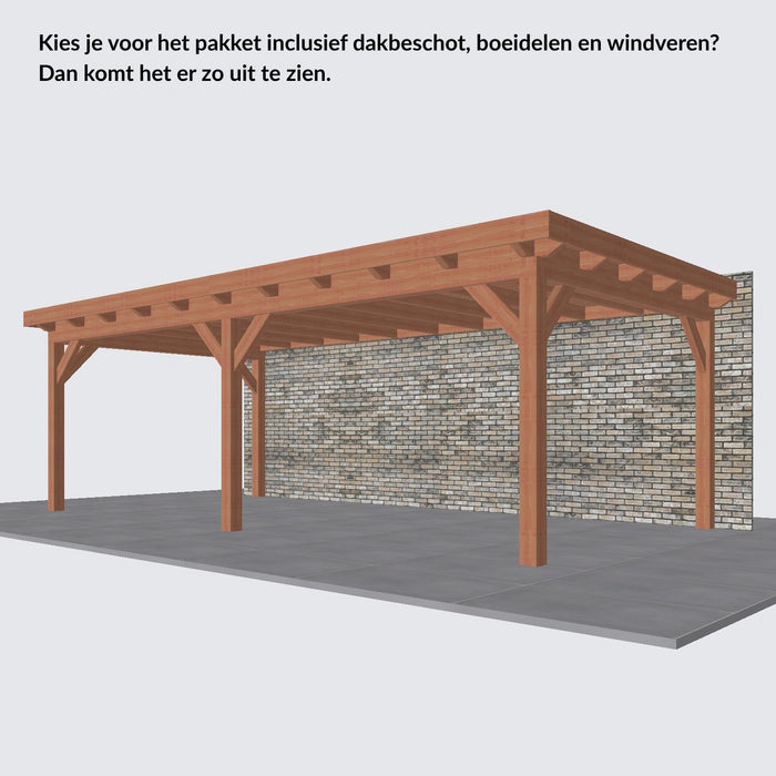 Douglas Aanbouwveranda - 725x370cm - Volledig op Maat