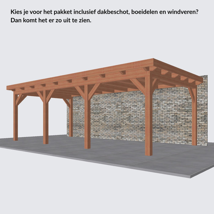 Douglas Aanbouwveranda - 730x370cm - Volledig op Maat