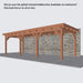 Douglas Aanbouwveranda - 780x305cm - Volledig op Maat - Links