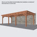 Douglas Aanbouwveranda - 780x370cm - Volledig op Maat - Links