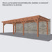 Douglas Aanbouwveranda - 845x370cm - Volledig op Maat - Links