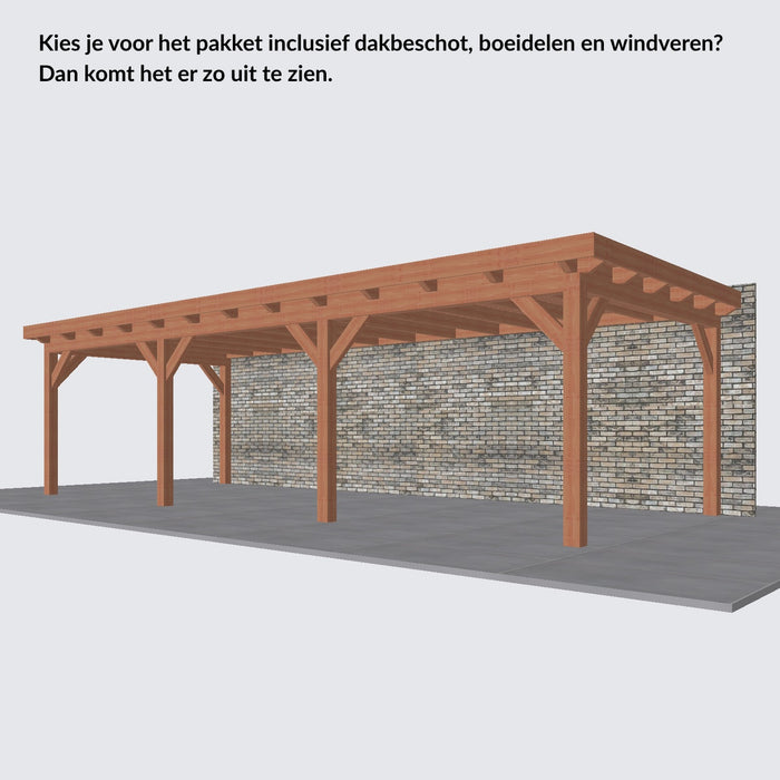 Douglas Aanbouwveranda - 890x370cm - Volledig op Maat
