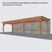 Douglas Aanbouwveranda - 950x305cm - Volledig op Maat - Links