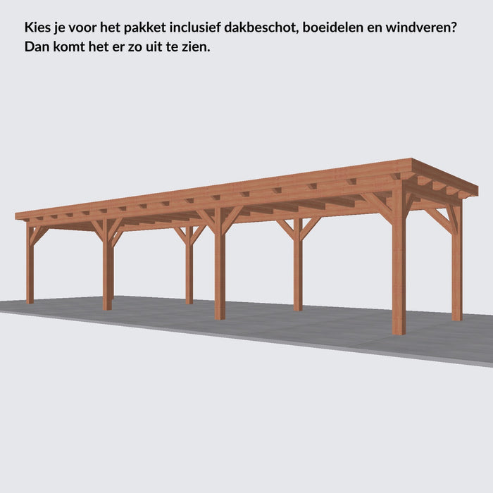 Douglas Overkapping Landelijk Classic - 1080x305cm - Volledig op Maat