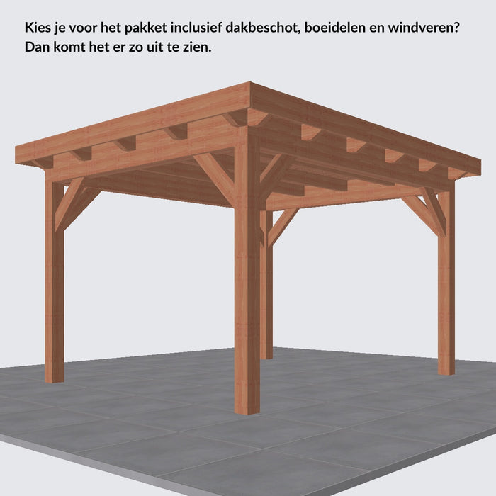 Douglas Overkapping Landelijk Classic - 305x370 - Volledig op Maat