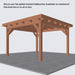 Douglas Overkapping Landelijk Classic - 370x370cm - Volledig op Maat