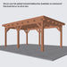 Douglas Overkapping Landelijk Classic - 545x370cm - Volledig op Maat