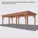 Douglas Overkapping Landelijk Classic - 780x370cm - Volledig op Maat