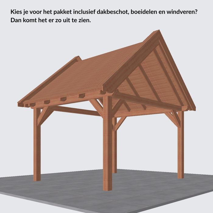 Douglas Zadeldak - 345x370cm - Volledig op Maat