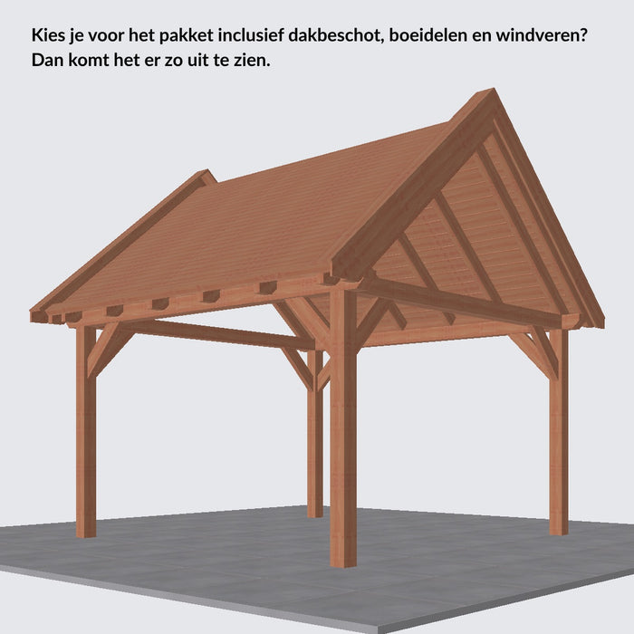 Douglas Zadeldak - 410x370cm - Volledig op Maat