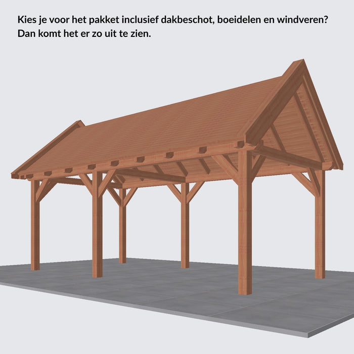 Douglas Zadeldak - 650x305cm - Volledig op Maat