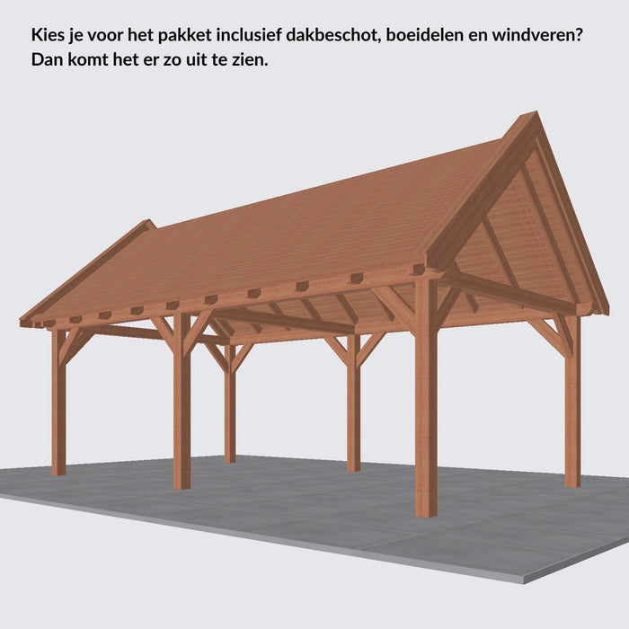 Douglas Zadeldak - 700x370cm - Volledig op Maat