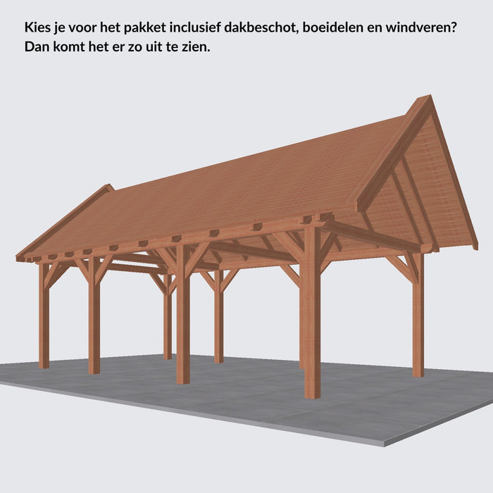 Douglas Zadeldak - 710x370cm - Volledig op Maat