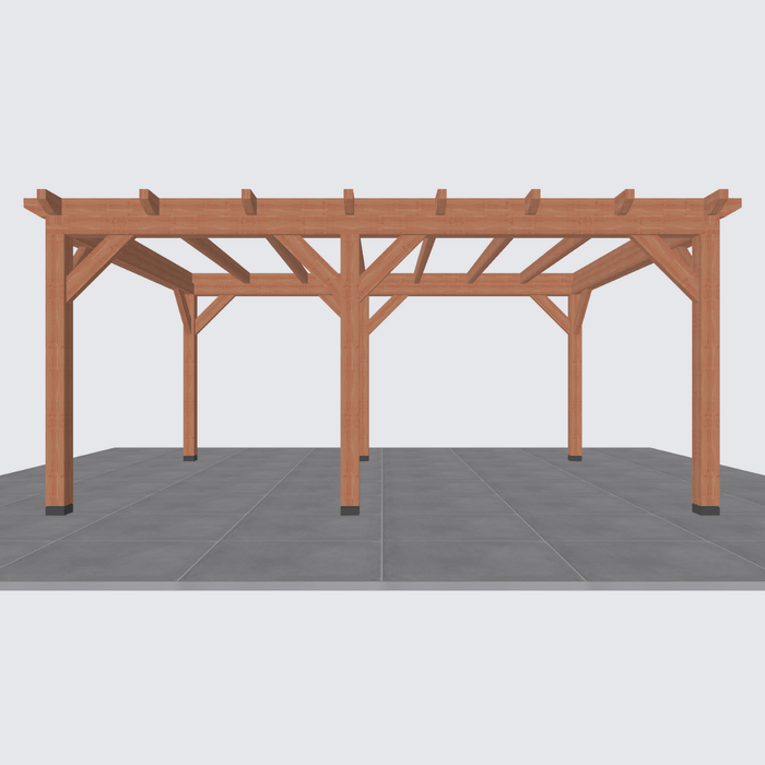 douglas overkapping bouwpakket 585x410cm