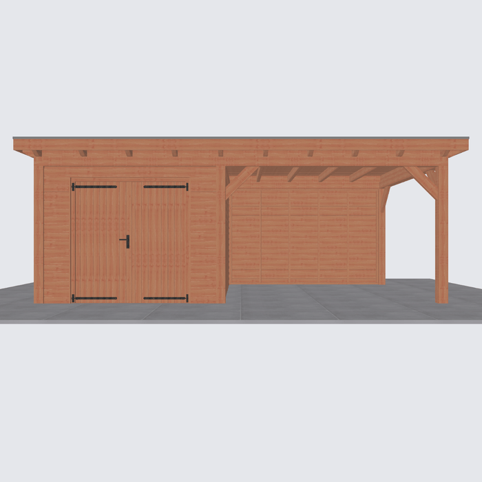 Douglas Overkapping Landelijk - 660x370cm - Volledig op Maat