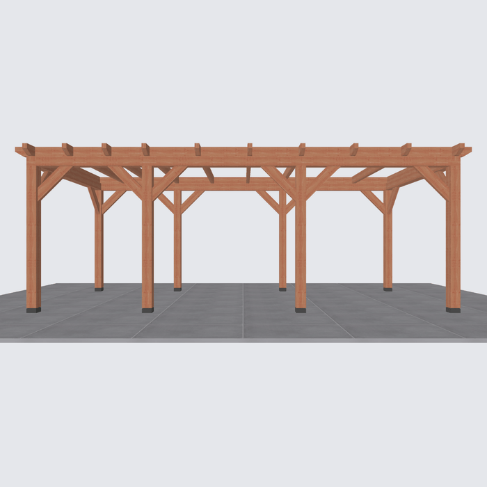 douglas overkapping bouwpakket 710x345cm