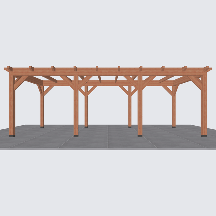 douglas overkapping bouwpakket 770x345cm