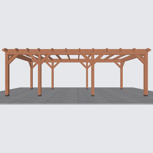 douglas overkapping bouwpakket 815x410cm