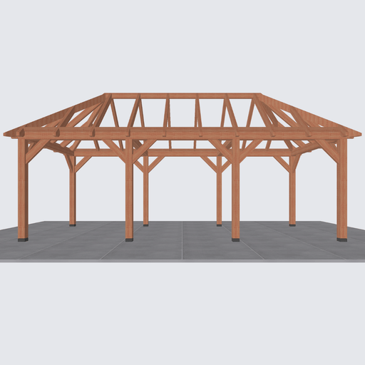 douglas schilddak constructie 730x306cm