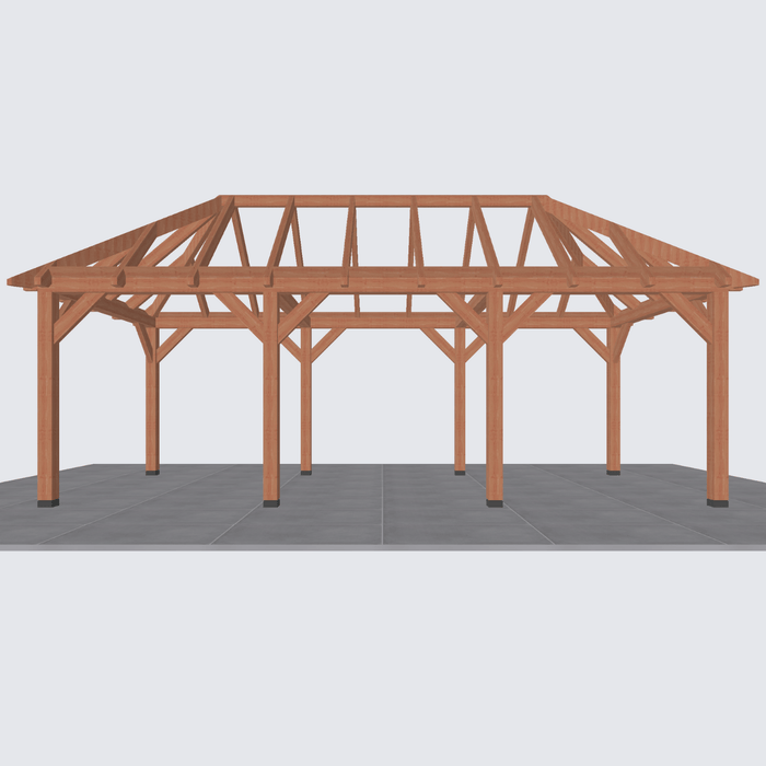 douglas schilddak constructie 730x306cm