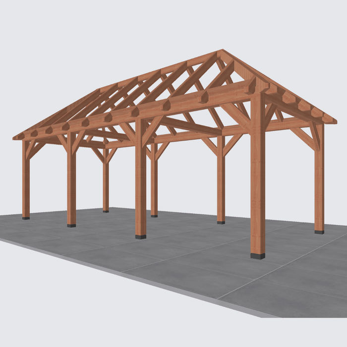 douglas schilddak constructie 730x306cm