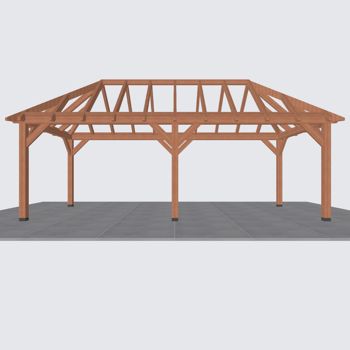 douglas schilddak constructie 725x306cm
