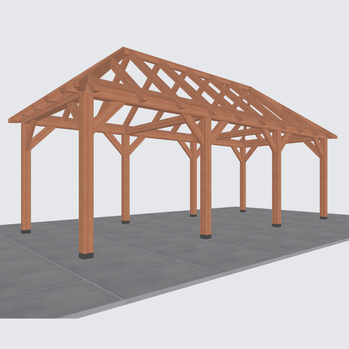 douglas schilddak constructie 730x306cm