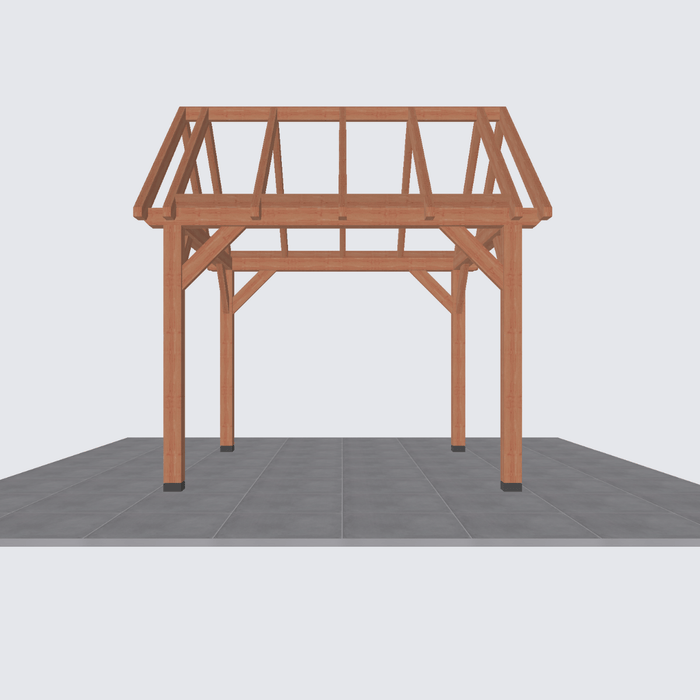 Douglas Zadeldak constructie  - 345x305cm
