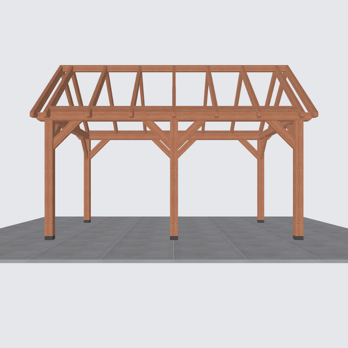 Douglas Zadeldak constructie - 530x305cm